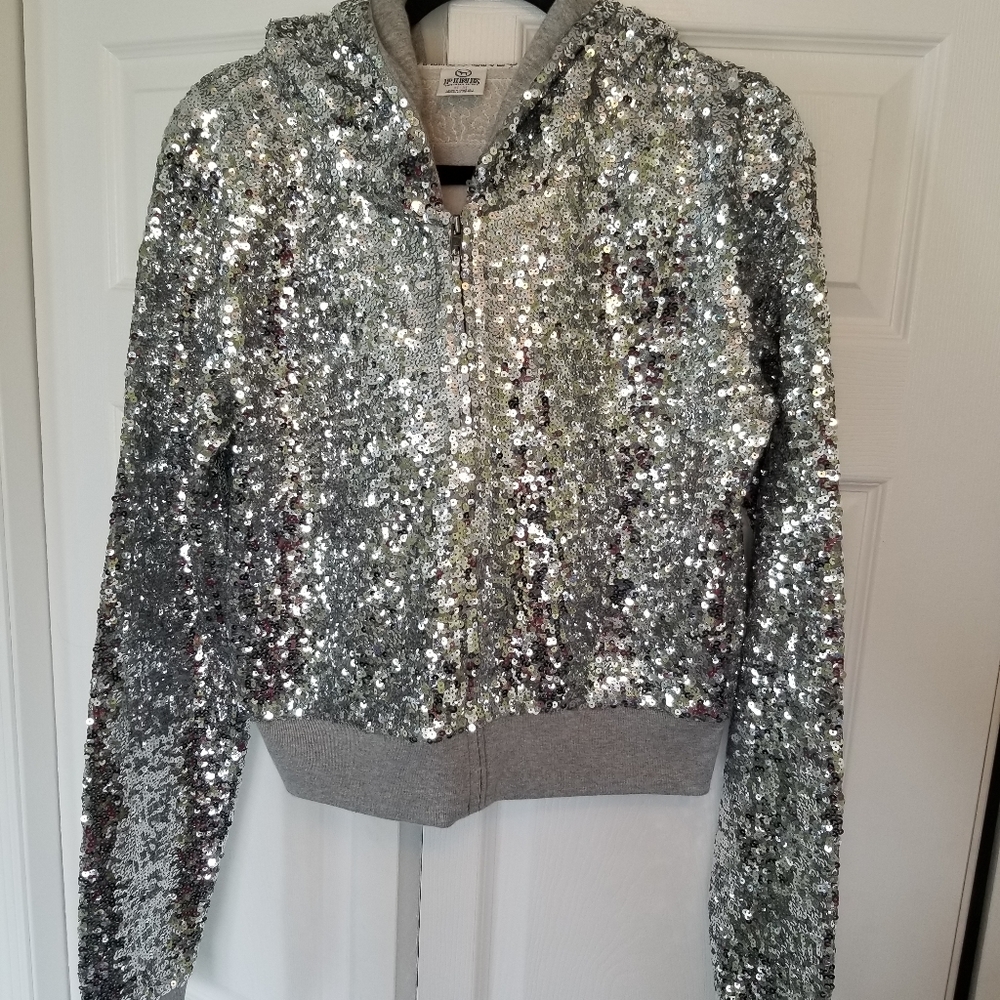 Victoria's Secret PINK Sequin LOVE PINK Sweatshirt